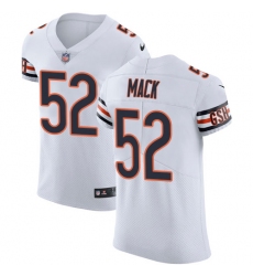 Men's Nike Chicago Bears #52 Khalil Mack White Vapor Untouchable Elite Player NFL Jersey