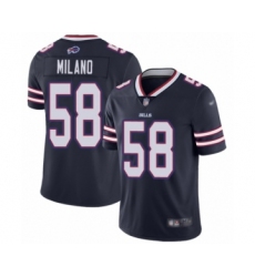 Women's Buffalo Bills #58 Matt Milano Limited Navy Blue Inverted Legend Football Jersey
