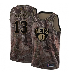 Men's Nike Brooklyn Nets #13 Shabazz Napier Swingman Camo Realtree Collection NBA Jersey