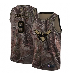 Youth Nike Charlotte Hornets #9 Tony Parker Swingman Camo Realtree Collection NBA Jersey