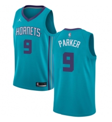 Youth Nike Jordan Charlotte Hornets #9 Tony Parker Swingman Teal NBA Jersey - Icon Edition
