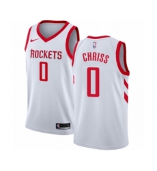 Women's Nike Houston Rockets #0 Marquese Chriss Swingman White NBA Jersey - Association Edition