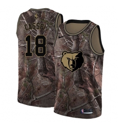 Youth Nike Memphis Grizzlies #18 Omri Casspi Swingman Camo Realtree Collection NBA Jersey