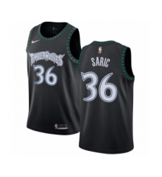 Youth Nike Minnesota Timberwolves #36 Dario Saric Swingman Black Hardwood Classics Jersey