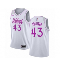 Youth Nike Minnesota Timberwolves #43 Anthony Tolliver White Swingman Jersey - Earned Edition