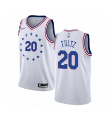 Men's Nike Philadelphia 76ers #22 Wilson Chandler White Swingman Jersey - Earned Edition