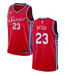 Women's Nike Philadelphia 76ers #23 Jimmy Butler Swingman Red NBA Jersey Statement Edition