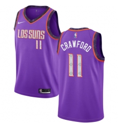 Women's Nike Phoenix Suns #11 Jamal Crawford Swingman Purple NBA Jersey - 2018 19 City Edition