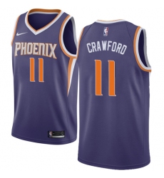 Youth Nike Phoenix Suns #11 Jamal Crawford Swingman Purple NBA Jersey - Icon Edition