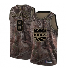 Youth Nike Sacramento Kings #8 Bogdan Bogdanovic Swingman Camo Realtree Collection NBA Jersey