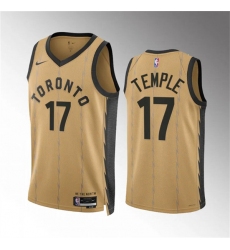 Men's Toronto Raptors #17 Garrett Temple Red Icon Edition Stitched Basketball Jersey