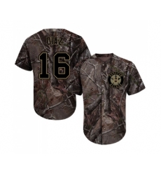 Youth Houston Astros #16 Aledmys Diaz Authentic Camo Realtree Collection Flex Base Baseball Jersey
