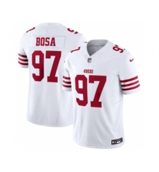 Men's Nike San Francisco 49ers #97 Nick Bosa White 2023 F.U.S.E. Vapor Untouchable Limited Stitched Football Jersey