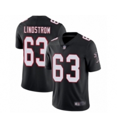 Youth Atlanta Falcons #63 Chris Lindstrom Black Alternate Vapor Untouchable Limited Player Football Jersey