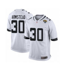 Men's Jacksonville Jaguars #30 Ryquell Armstead Game White Football Jersey