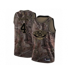 Women's New Orleans Pelicans #4 JJ Redick Swingman Camo Realtree Collection Basketball Jersey
