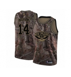 Women's New Orleans Pelicans #14 Brandon Ingram Swingman Camo Realtree Collection Basketball Jersey