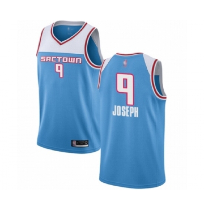 Youth Sacramento Kings #9 Cory Joseph Swingman Blue Basketball Jersey - 2018 19 City Edition
