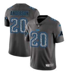 Men's Nike Carolina Panthers #20 C.J. Anderson Gray Static Vapor Untouchable Limited NFL Jersey