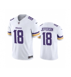 Men's Minnesota Vikings #18 Justin Jefferson White 2023 F.U.S.E. Vapor Untouchable Stitched Jersey