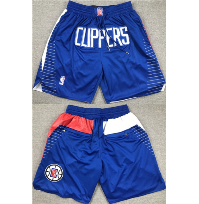 Men's Los Angeles Clippers Blue Shorts