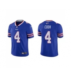 Men's Nike Buffalo Bills #4 James Cook Blue Vapor Untouchable Limited Stitched Jersey