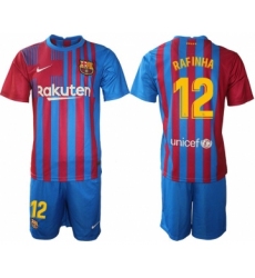 Men 2021-2022 Club Barcelona home blue 12 Nike Soccer Jersey
