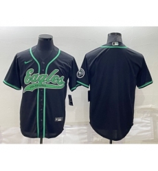 Men's Philadelphia Eagles Blank Black Stitched MLB Cool Base Nike Baseball Jersey