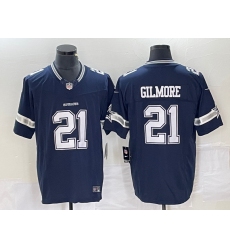 Men's Nike Dallas Cowboys #21 Stephon Gilmore Navy 2023 F.U.S.E. Stitched Football Jersey