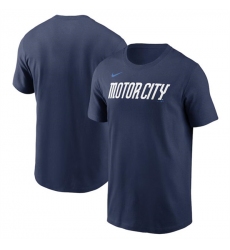 Men's Detroit Tigers Navy 2024 City Connect Wordmark T-Shirt