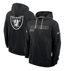 Men's Las Vegas Raiders Black 2025 Crucial Catch Dri-FIT Hoodie