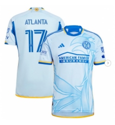 Men's Atlanta United FC adidas Light Blue 2024 The Resurgens Kit Authentic Jersey