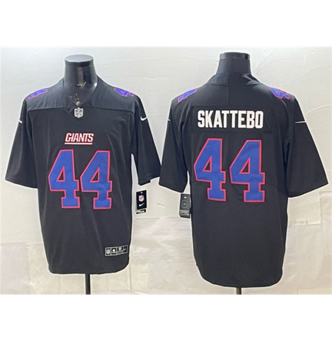 Men's New York Giants #44 Cam Skattebo Black Fashion Vapor Untouchable Limited Football Stitched Jersey