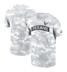 Men's Houston Texans 2024 Arctic Camo Salute To Service Performance T-Shirt