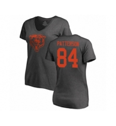 Football Women's Chicago Bears #84 Cordarrelle Patterson Ash One Color T-Shirt