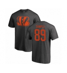 Football Cincinnati Bengals #89 Drew Sample Ash One Color T-Shirt
