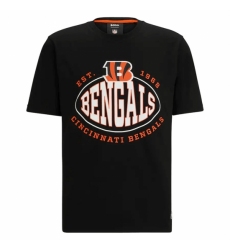 Men's Cincinnati Bengals Black BOSS X Trap T Shirt