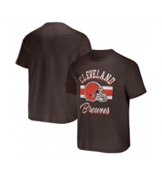 Men's Cleveland Browns Brown x Darius Rucker Collection Stripe T-Shirt