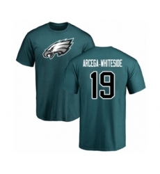 Philadelphia Eagles #19 JJ Arcega-Whiteside Green Name & Number Logo T-Shirt
