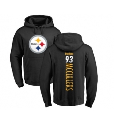 Football Pittsburgh Steelers #93 Dan McCullers Black Backer Pullover Hoodie