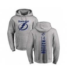 Hockey Tampa Bay Lightning #14 Patrick Maroon Ash Backer Pullover Hoodie