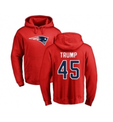Football New England Patriots #53 Kyle Van Noy Ash Backer Pullover Hoodie