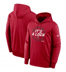 Men's Tampa Bay Buccaneers Red 2023 NFC South Division Champions Locker Room Trophy Collection Pullover Hoodie
