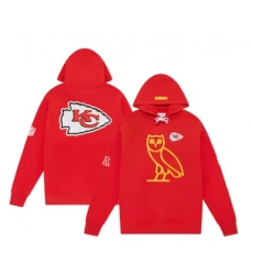 Men's Kansas City Chiefs OVO x NFL Red OG Owl Pullover Hoodie