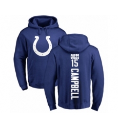 Football Indianapolis Colts #15 Parris Campbell Royal Blue Backer Pullover Hoodie
