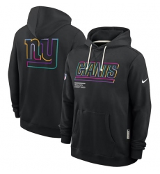 Men's New York Giants Black 2025 Crucial Catch Dri-FIT Hoodie