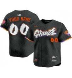 Men's San Francisco Giants Customized Black 2025 City Connect Limited Jersey