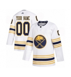Youth Buffalo Sabres Customized Authentic White 50th Season Hockey Jersey