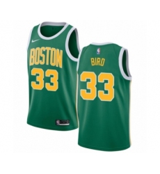 Women's Nike Boston Celtics #33 Larry Bird Green Swingman Jersey - Earned Edition