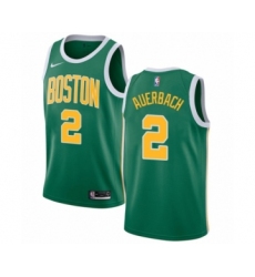 Women's Nike Boston Celtics #2 Red Auerbach Green Swingman Jersey - Earned Edition